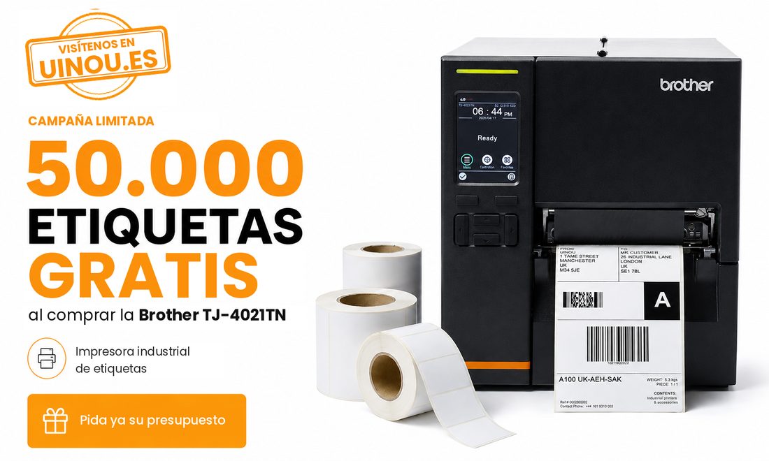 Brother TJ-4021TN con 50.000 etiquetas de regalo